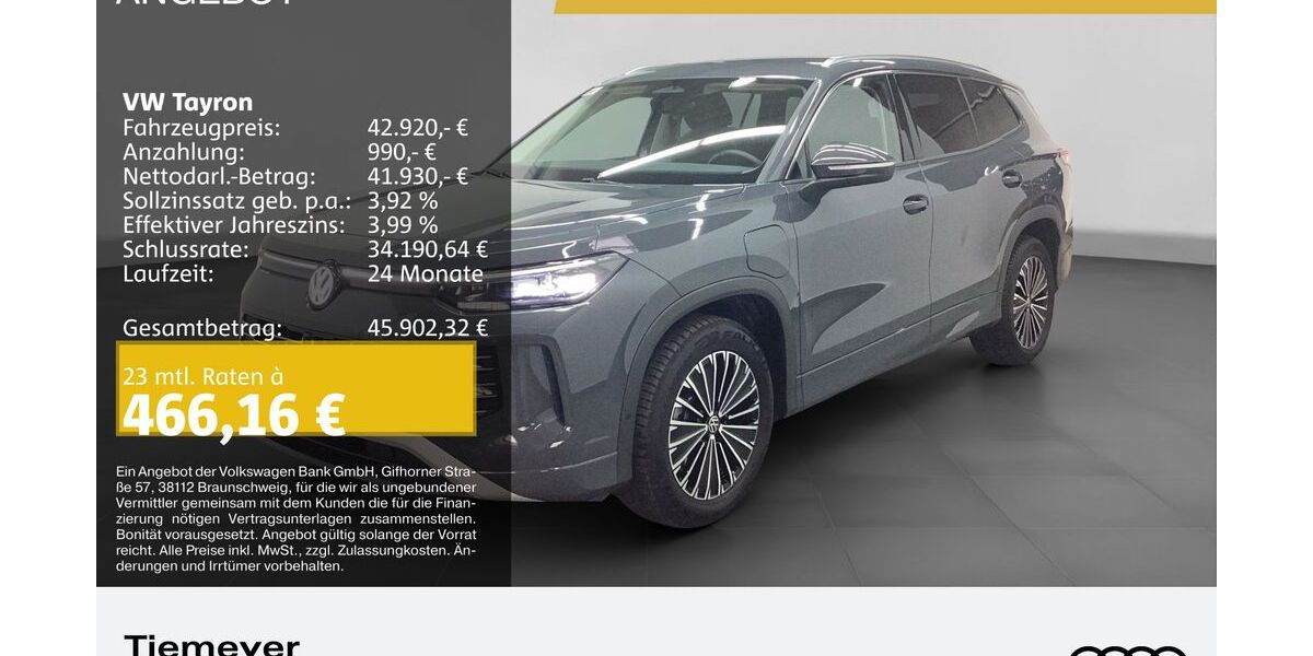 VW Tayron 26.244 km 41.970 &euro; Bochum 44809