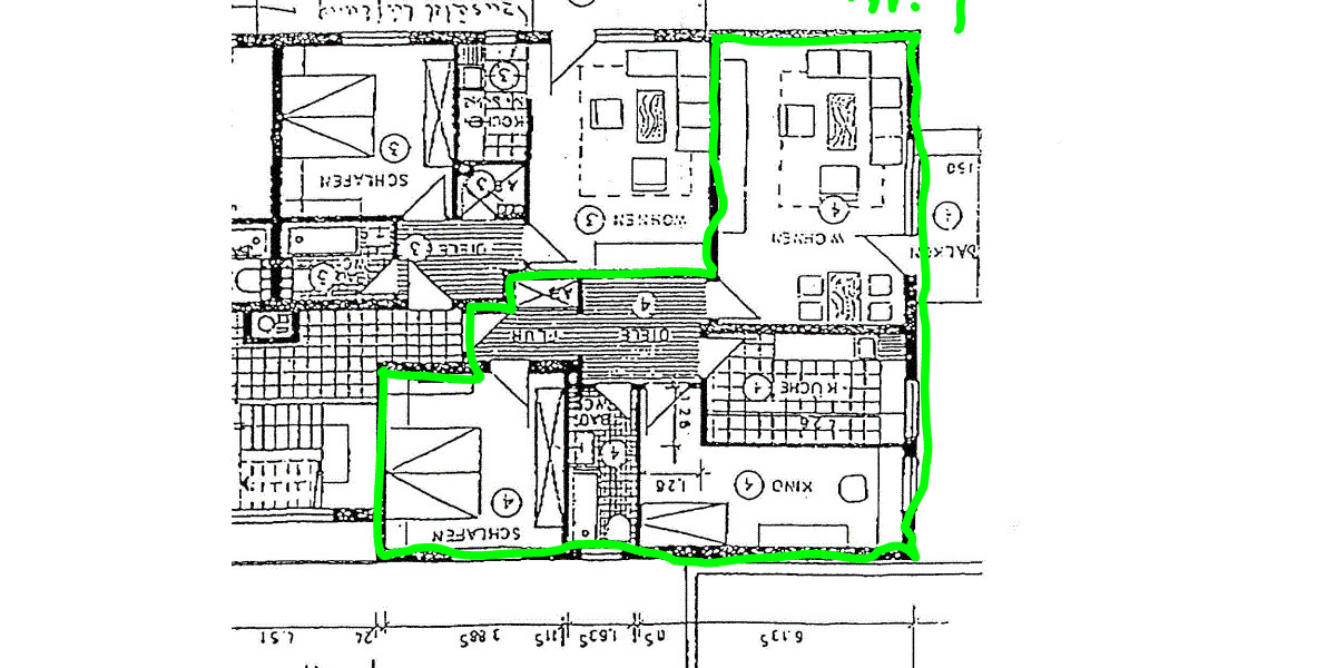 Erdgeschoßwohnung Bochum Bochum-Ost - 3.5 Zimmer, 80 m&sup2;, 183.000&euro; | Angebot:25829987