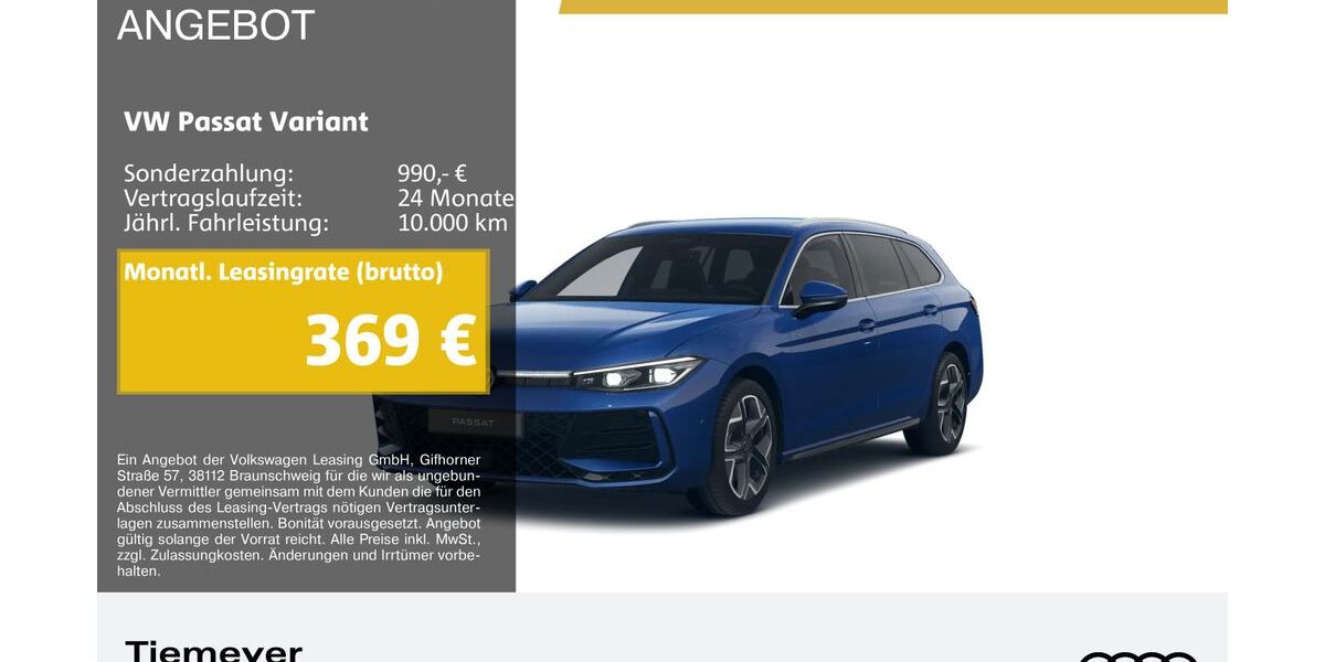 VW Passat Variant 19.806 km 42.920 &euro; Bochum 44809