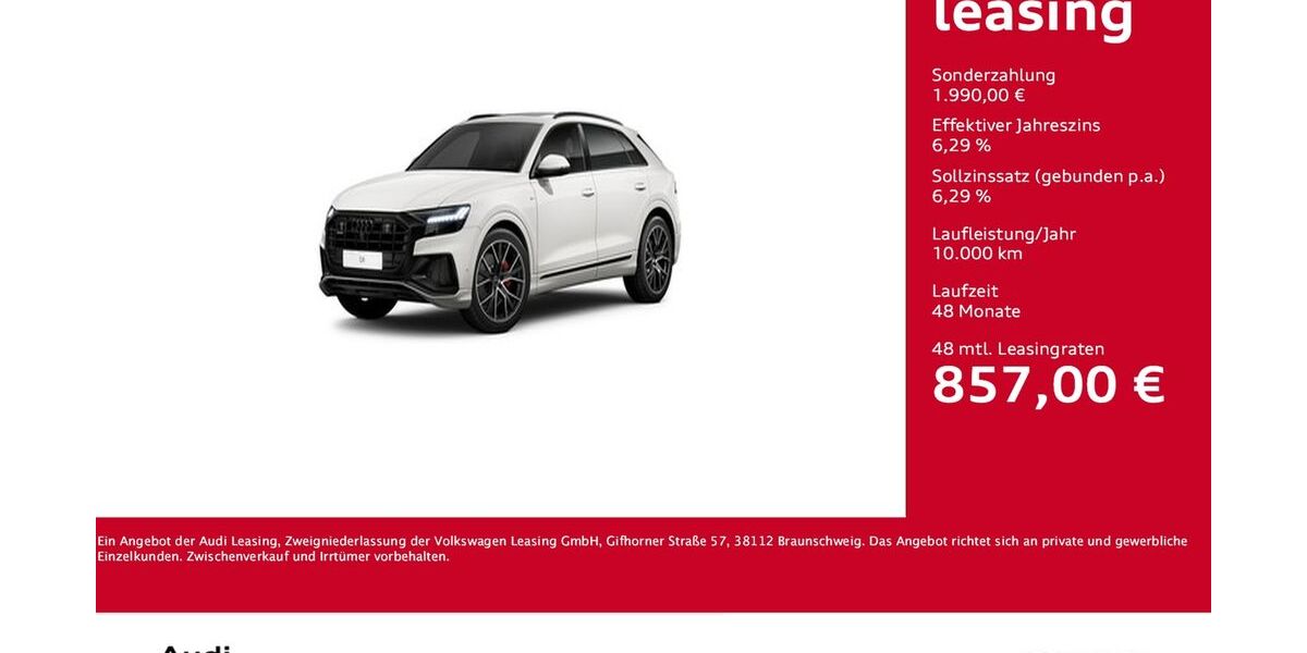 Audi Q8 82.869 km 63.335 &euro; Dortmund 44143