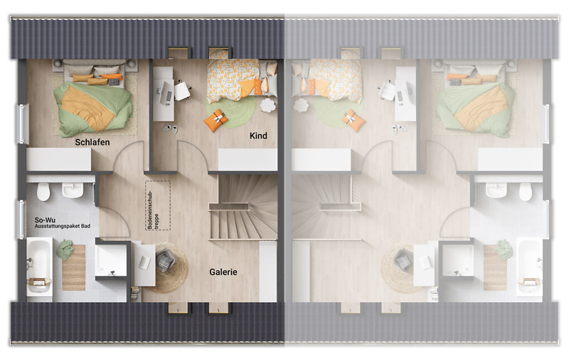 Doppelhaushälfte Haltern am See Lippramsdorf - 4 Zimmer, 100 m&sup2;, 398.000&euro; | Angebot:25678537