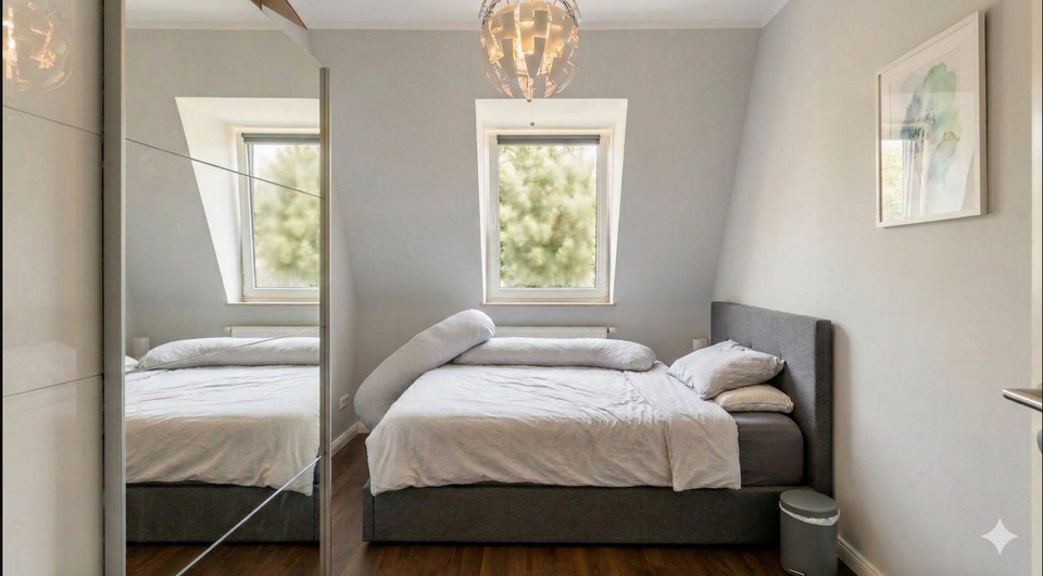 Dachgeschoßwohnung Wuppertal Gemarkung Langerfeld - 2 Zimmer, 49 m&sup2;, 400&euro; | Angebot:25613639