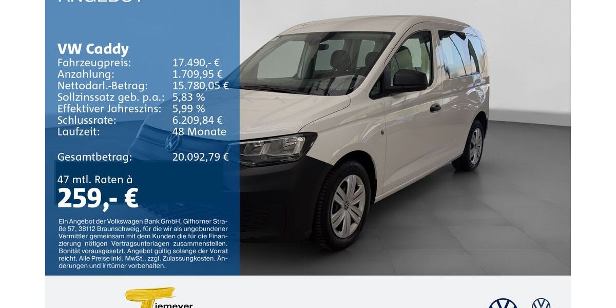 VW Caddy 119.769 km 17.490 &euro; Gelsenkirchen 45888