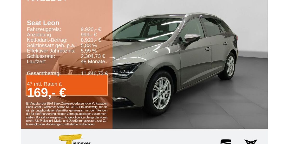 Seat Leon 124.206 km 8.880 &euro; Bochum 44809