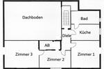 Dachgeschoßwohnung Haltern am See - 3.5 Zimmer, 90 m&sup2;, 990&euro; | Angebot:24783019