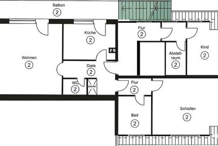 Wohnung Haltern am See - 3.5 Zimmer, 98 m&sup2;, 950&euro; | Angebot:25764207