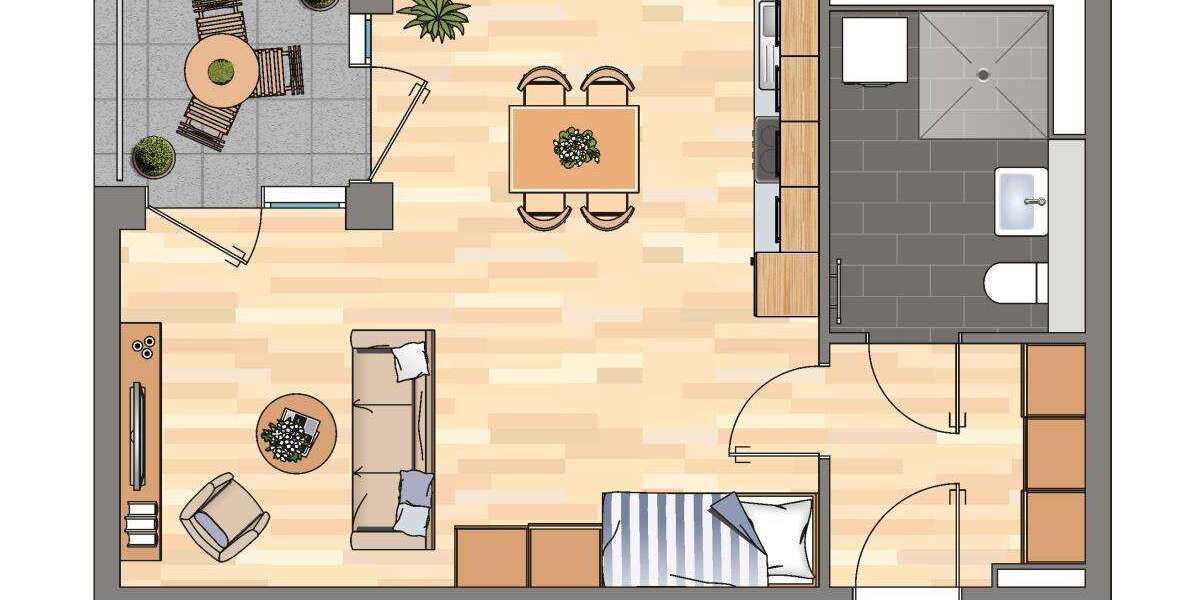 Etagenwohnung Essen Südviertel - 1 Zimmer, 45 m&sup2;, 559&euro; | Angebot:25818678