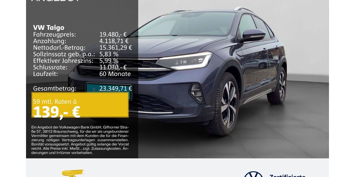 VW Taigo 50.743 km 19.480 &euro; Herne 44653