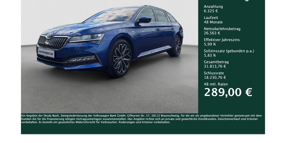 Skoda Superb 39.293 km 32.732 &euro; Dortmund 44309