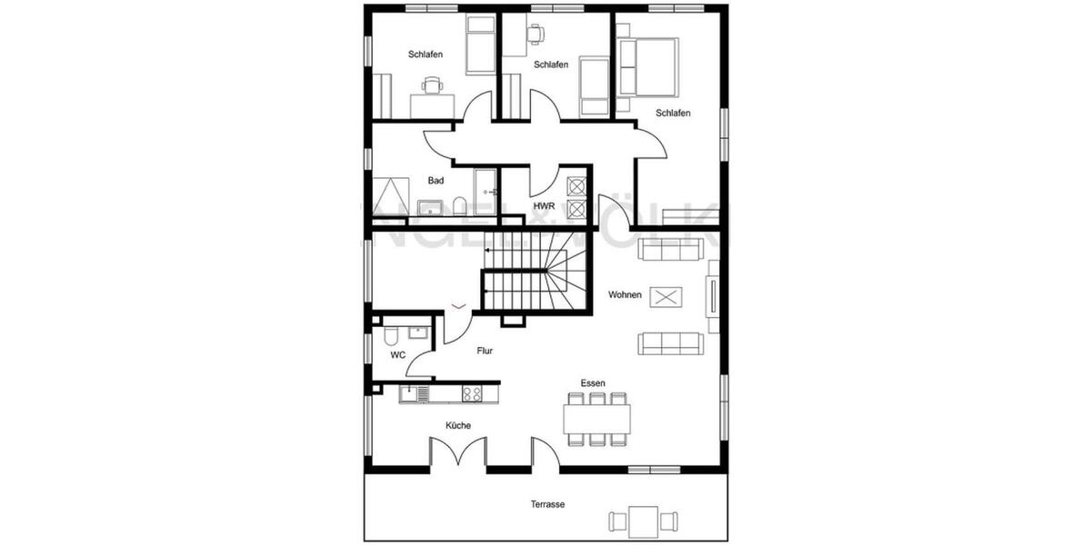 Einfamilienhaus Dortmund Hörde - 4 Zimmer, 146 m&sup2;, 2.500&euro; | Angebot:25655193