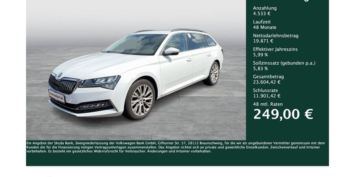 Skoda Superb 46.261 km 24.404 &euro; Dortmund 44309