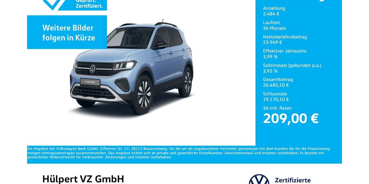VW T-Cross 10.820 km 25.988 &euro; Dortmund 44141