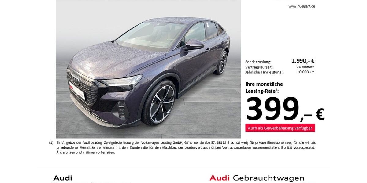 Audi Q4 e-tron 3.220 km 47.866 &euro; Dortmund 44143