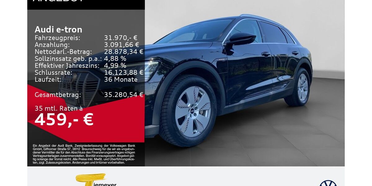 Audi e-tron 39.293 km 31.970 &euro; Bochum 44892