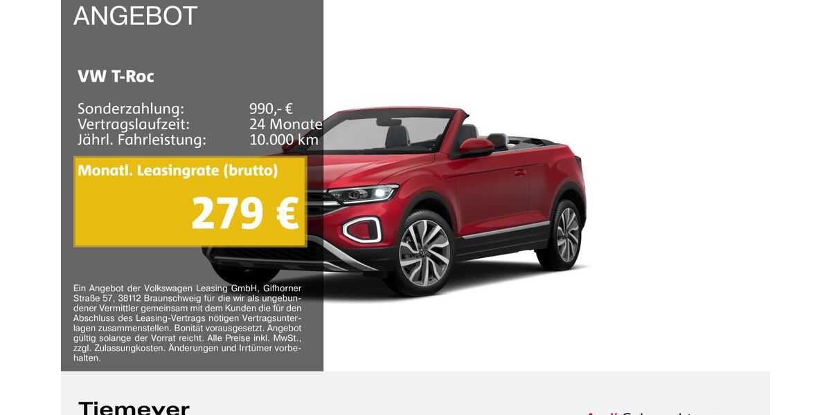 VW T-Roc 22.885 km 32.110 &euro; Gelsenkirchen 45894