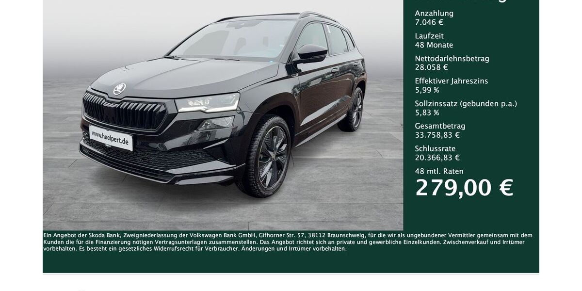 Skoda Karoq 11.405 km 35.104 &euro; Dortmund 44309