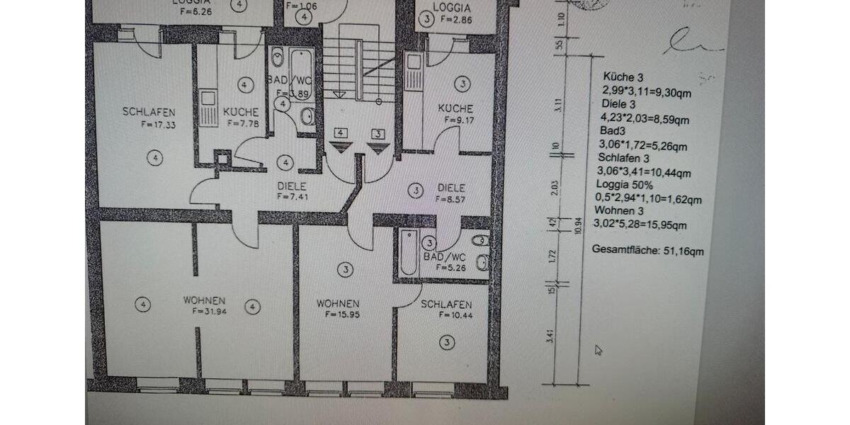 Erdgeschoßwohnung Wuppertal Barmen - 2 Zimmer, 51 m&sup2;, 450&euro; | Angebot:25541389