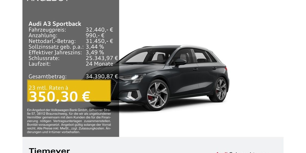 Audi A3 26.841 km 32.440 &euro; Gelsenkirchen 45894