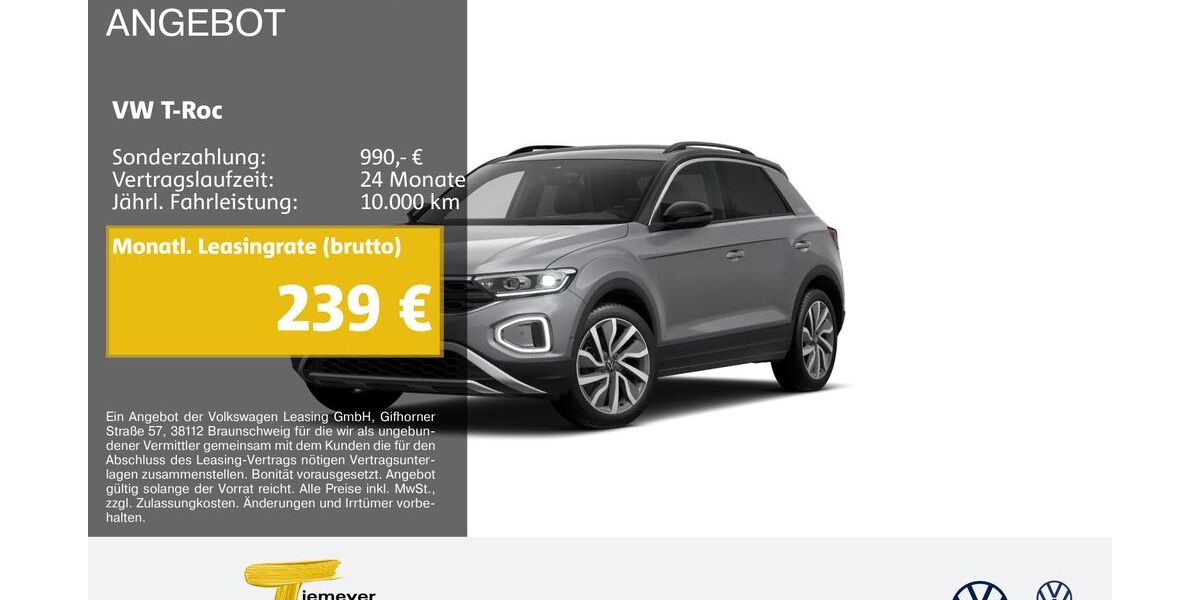VW T-Roc 12.055 km 30.460 &euro; Marl 45770