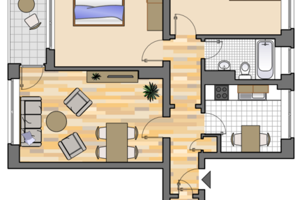 Wohnung Herten Herten-Süd-Ost - 3.5 Zimmer, 69 m&sup2;, 549&euro; | Angebot:26890030