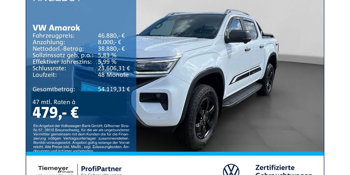 VW Amarok 156.115 km 46.880 &euro; Recklinghausen 45663