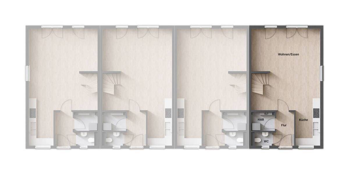 Mehrfamilienhaus, Wohnhaus Gelsenkirchen Scholven - 5 Zimmer, 140 m&sup2;, 287.390&euro; | Angebot:25663390