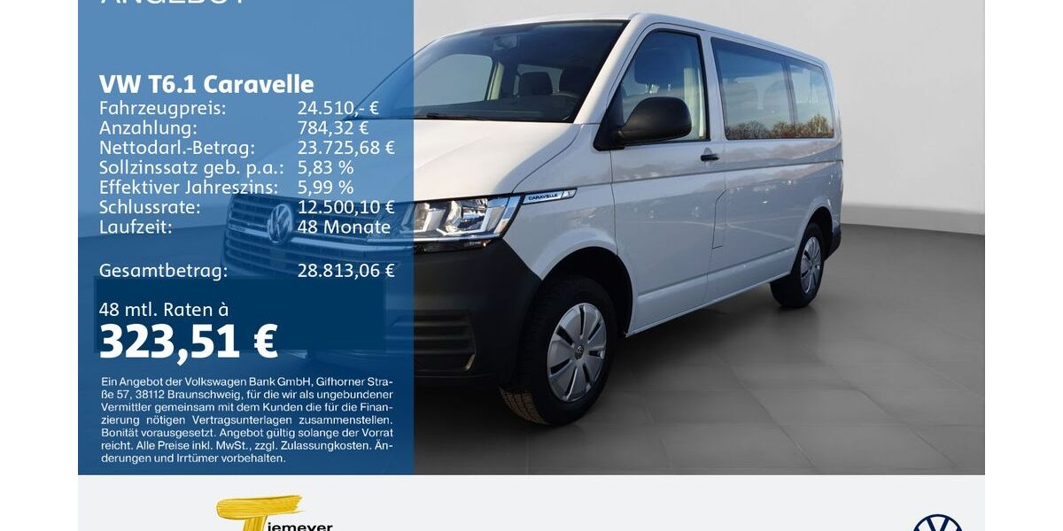 VW T6 Caravelle 92.555 km 21.970 &euro; Dorsten 46282
