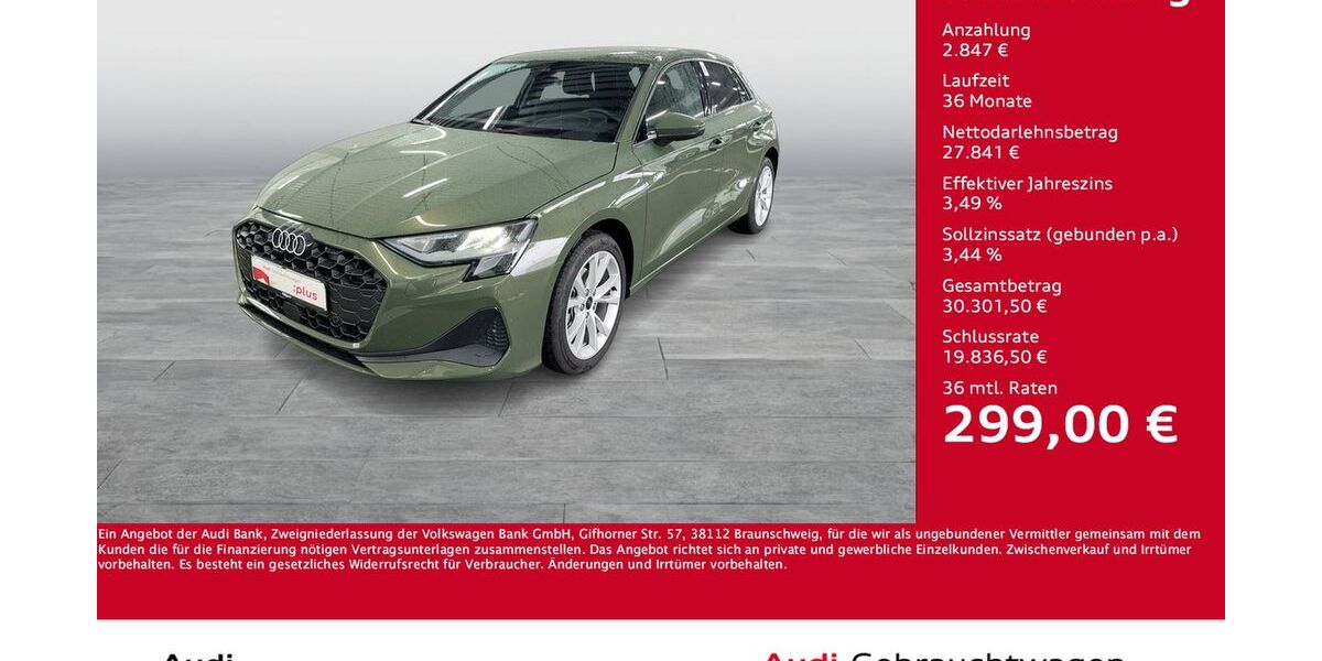 Audi A3 8.562 km 30.577 &euro; Dortmund 44143