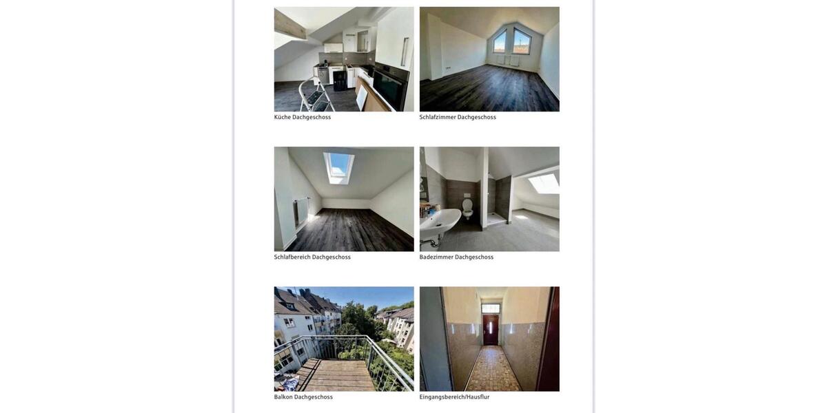 Dachgeschoßwohnung Dortmund Innenstadt Nord - 3 Zimmer, 80 m&sup2;, 690&euro; | Angebot:25790460