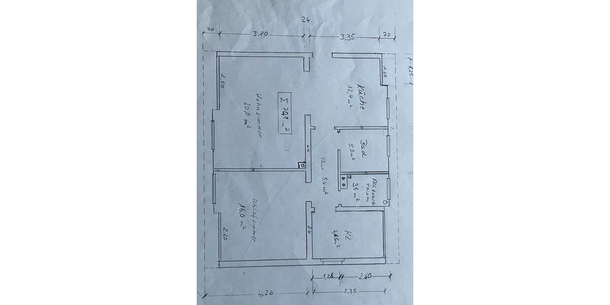 Dachgeschoßwohnung Haltern am See - 3.5 Zimmer, 67 m&sup2;, 670&euro; | Angebot:25959322