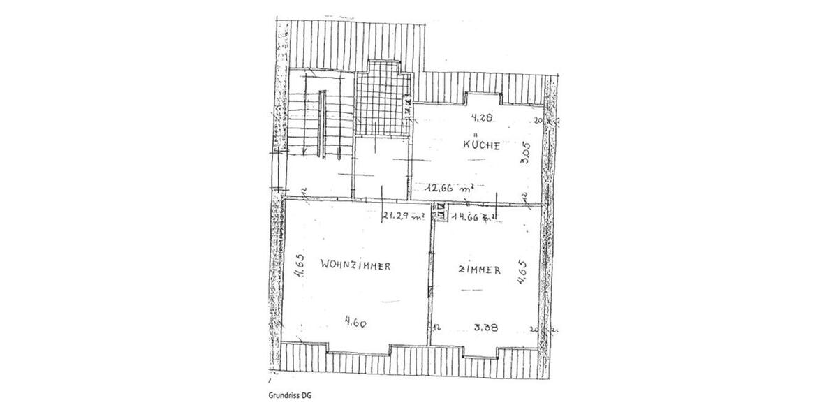 Dachgeschoßwohnung Dorsten Altstadt - 2 Zimmer, 50 m&sup2;, 450&euro; | Angebot:26425508