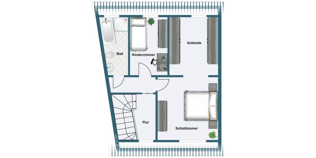 Reihenmittelhaus Bochum Harpen - 5 Zimmer, 109 m&sup2;, 295.000&euro; | Angebot:26570407