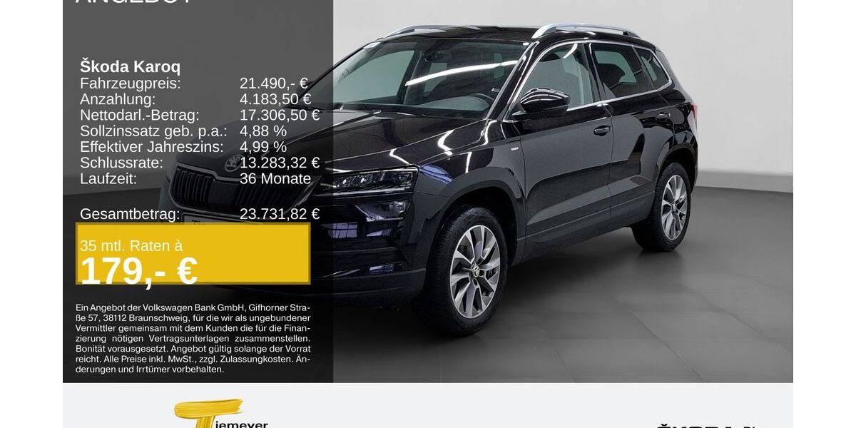Skoda Karoq 63.999 km 21.490 &euro; Bochum 44809