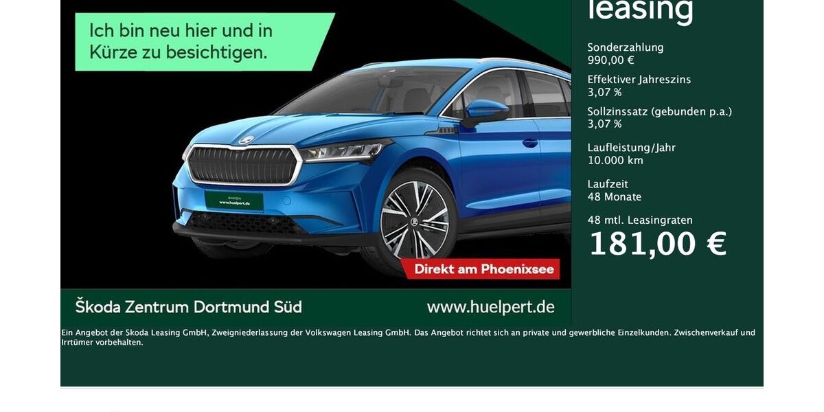 Skoda Enyaq 9.051 km 20.880 &euro; Dortmund 44269