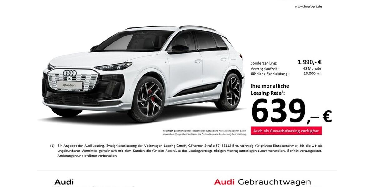 Audi Q6 e-tron 12.505 km 74.582 &euro; Dortmund 44143