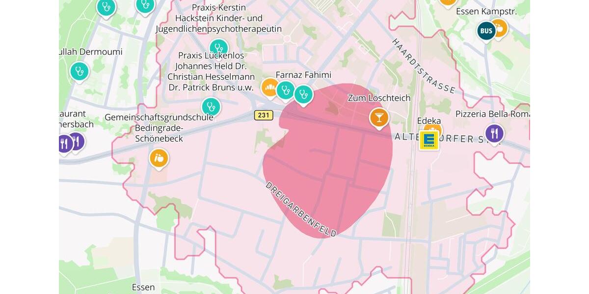 Etagenwohnung Essen Stadtbezirk IV - 2 Zimmer, 70 m&sup2;, 690&euro; | Angebot:25871962