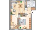 Etagenwohnung Gelsenkirchen Resse - 2.5 Zimmer, 47 m&sup2;, 324&euro; | Angebot:22929197