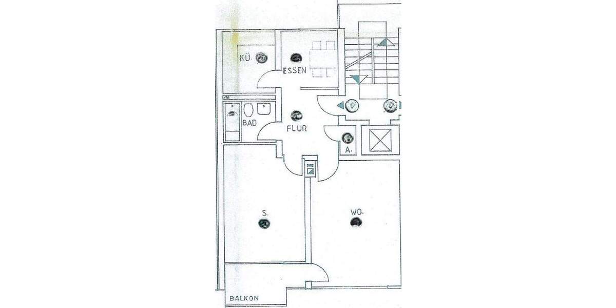 Etagenwohnung Wuppertal Barmen - 2 Zimmer, 64 m&sup2;, 530&euro; | Angebot:25870156