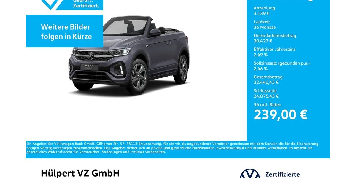 VW T-Roc 17.611 km 33.311 &euro; Dortmund 44141