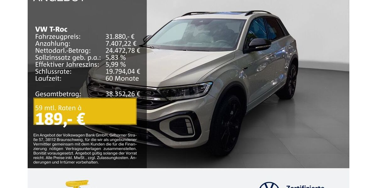 VW T-Roc 2.608 km 30.990 &euro; Gelsenkirchen 45888