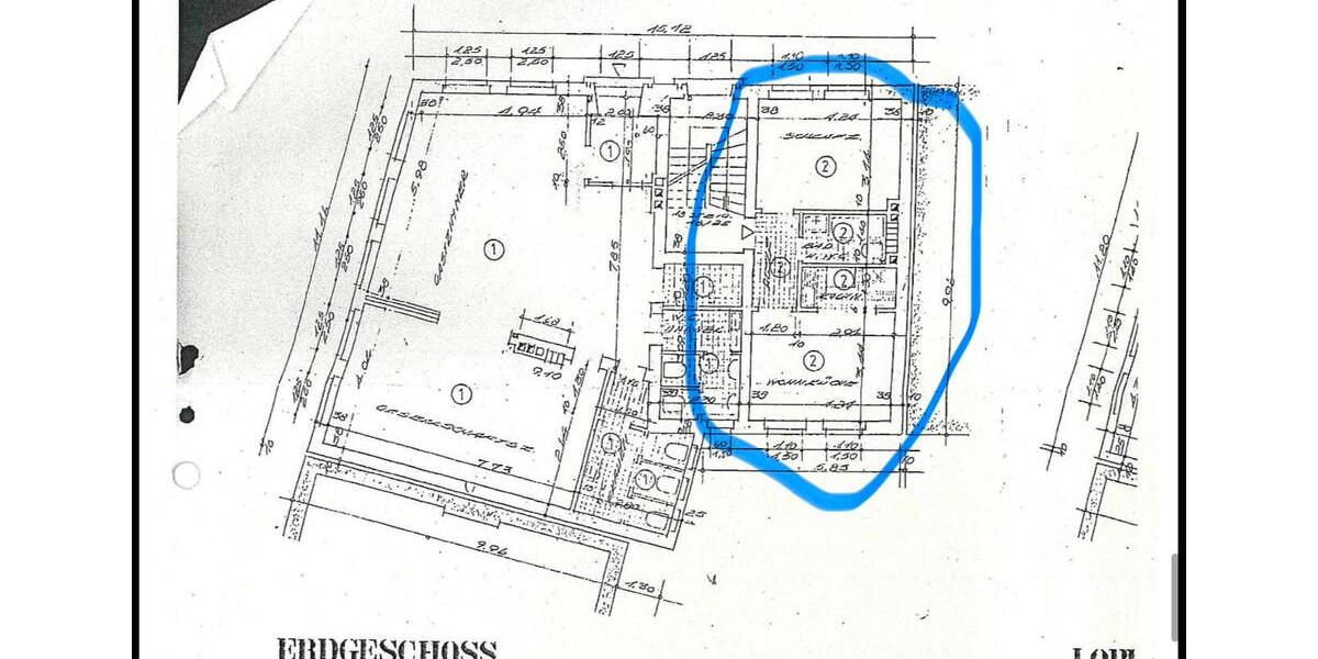 Erdgeschoßwohnung Essen Stadtbezirk III - 2.5 Zimmer, 36 m&sup2;, 52.500&euro; | Angebot:26414880