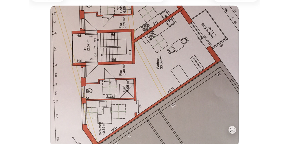 Erdgeschoßwohnung Essen Stadtbezirk IX - 2 Zimmer, 58 m&sup2;, 740&euro; | Angebot:25710775