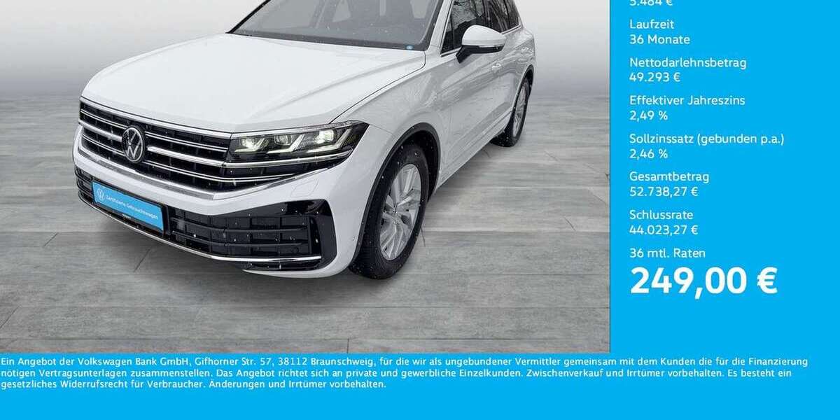 VW Touareg 12.145 km 54.777 &euro; Dortmund-Marten 44379