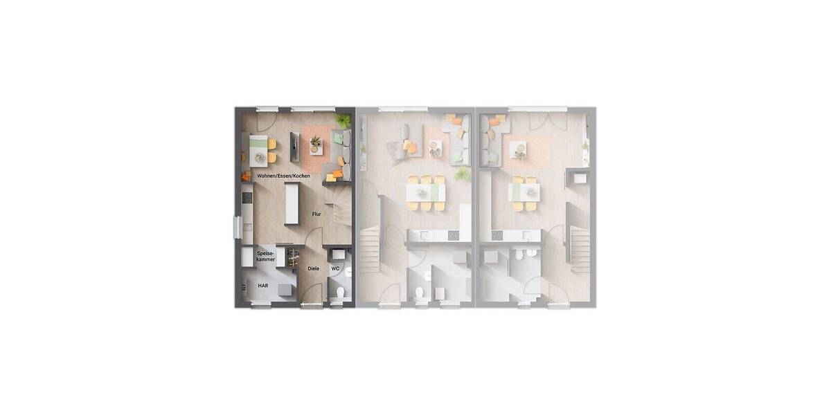 Mehrfamilienhaus, Wohnhaus Gelsenkirchen Scholven - 5 Zimmer, 140 m&sup2;, 287.390&euro; | Angebot:25663390