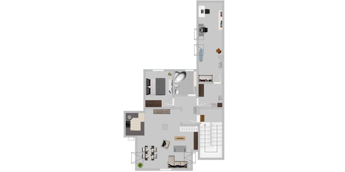 Etagenwohnung Essen Rüttenscheid - 4 Zimmer, 80 m&sup2;, 199.500&euro; | Angebot:25696413