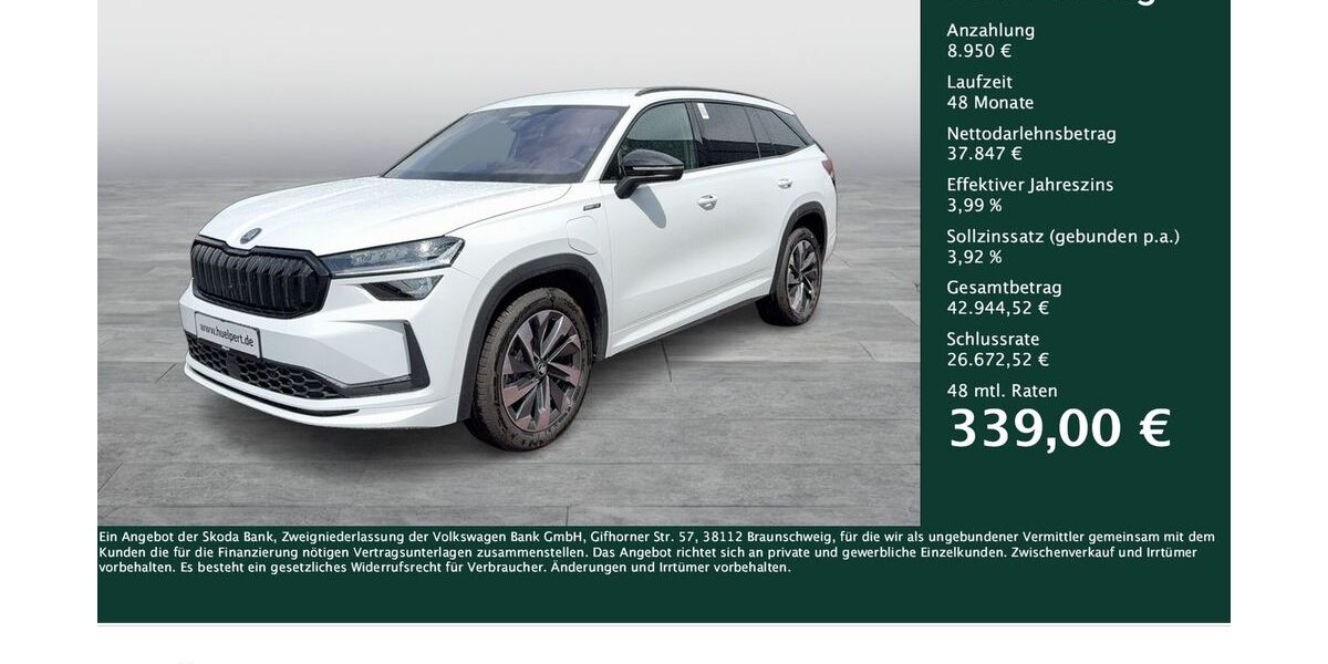 Skoda Kodiaq 6.082 km 46.911 &euro; Dortmund 44309