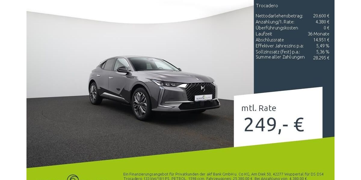 DS Automobiles DS4 15.700 km 22.480 &euro; Dortmund 44263