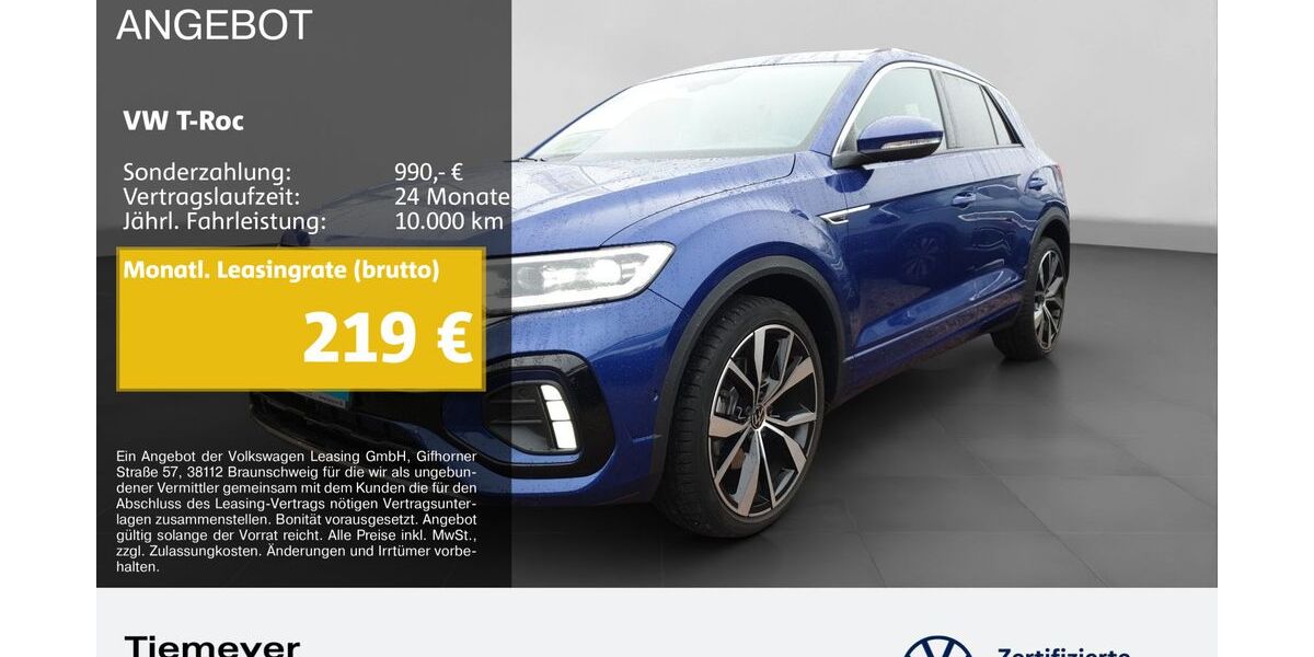 VW T-Roc 12.260 km 31.250 &euro; Bochum 44892