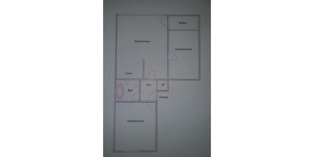 Etagenwohnung Marl Alt-Marl - 3 Zimmer, 59 m&sup2;, 448&euro; | Angebot:25206631