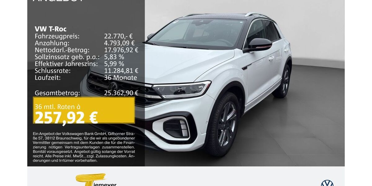 VW T-Roc 49.692 km 22.770 &euro; Recklinghausen 45663